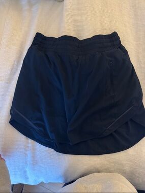lululemon athletica hotty hot Navy Athletic skort